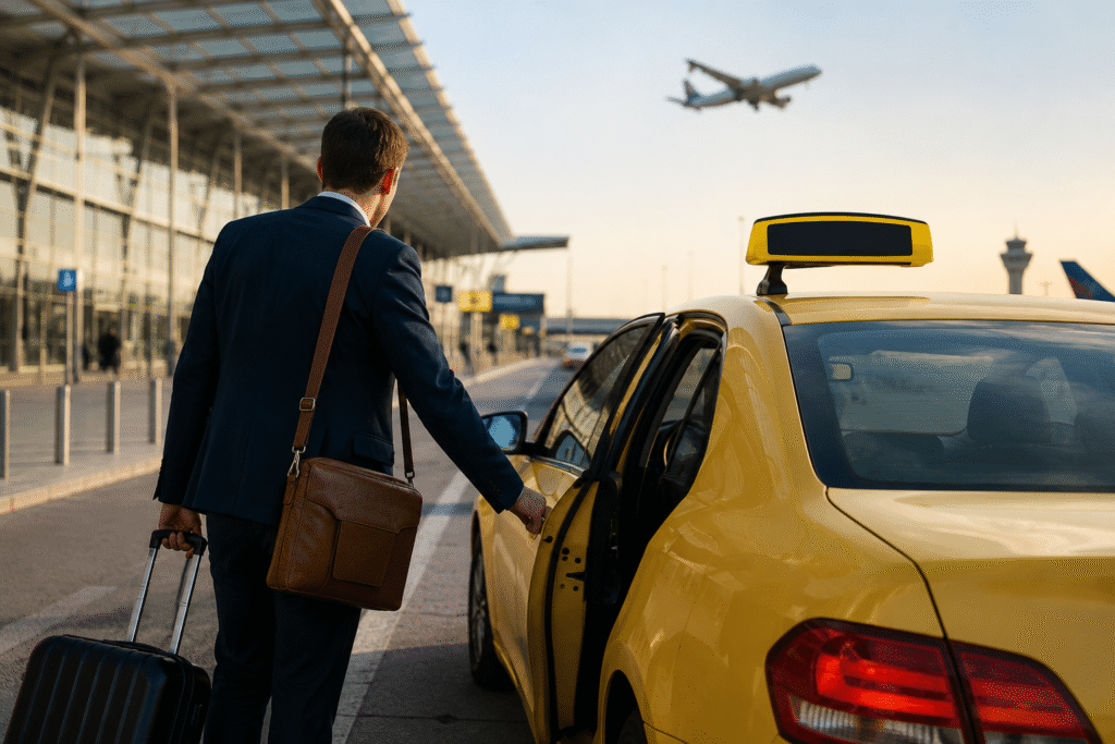 How to book an airport taxi in Germany